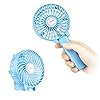 EasyAcc-Handheld-Electric-USB-Fans-Mini-Portable-Outdoor-Fan-with-Rechargeable-2600-mAh-Foldable-Handle-Desktop-for-Home-and-Travel-Blue EasyAcc Handheld Electric USB Fans Mini Portable Outdoor Fan with Rechargeable Battery Foldable Handle Desktop for Home…
