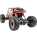 SZJJX RC Rock Off-Road Vehicle 2.4Ghz 4WD High Speed 1:18 Racing Cars RC Cars Remote Radio Control Cars Electric Rock Crawler Electric Buggy Hobby Car Fast Race Crawler Truck-Red