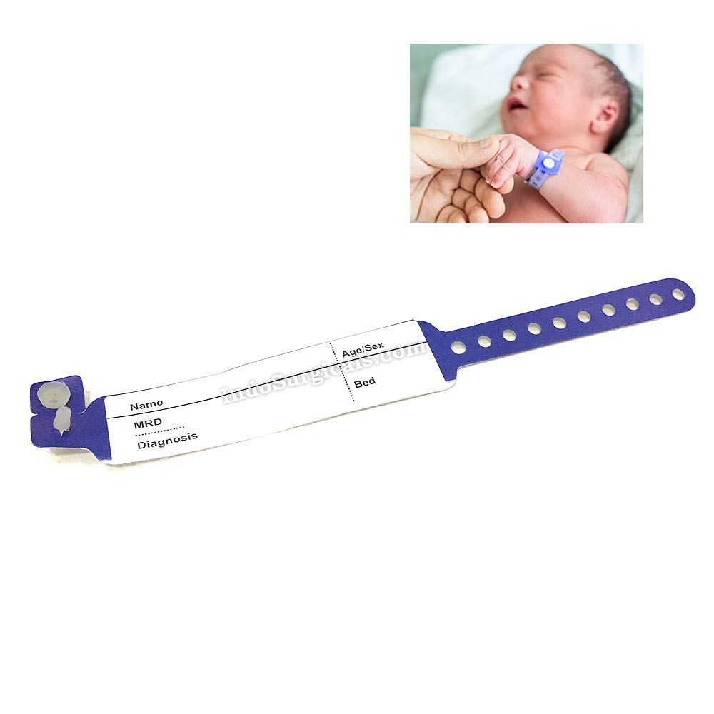 IS IndoSurgicals Patient Identification Band for Pediatric/New Born