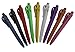 Metal Detectable Retractable Pens - All Blue Pen, Standard Blue Ink, With Lanyard Attachment, Pack of 50 pens