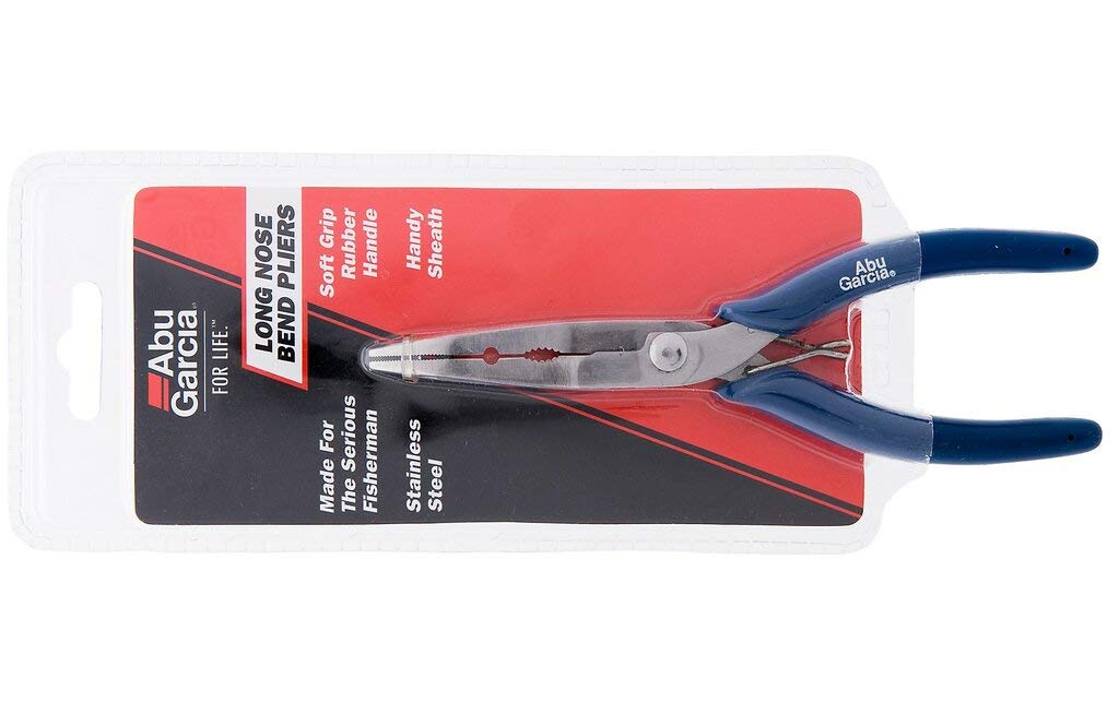 Abu Garcia Long Nose Bend Pliers - Black , 6 Inch