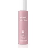 Tan-Luxe Sci-Tech Sunscreen Marine Mist Body, Clear, Lightweight Body Sunscreen Spray With Solar Adapt Technology, Water-Resistant, Reef Safe, Vegan, 6.76 fl. oz/200 ml Bottle