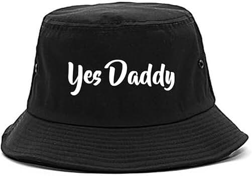 Amazon.com: Yes Daddy Bucket Hat Black 
