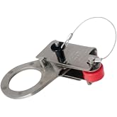 harayaa Rope Grab Arrest Ascender Stopper Security Gear Fall Protection Rope Protector for Rock Climbing Rappelling Outdoor