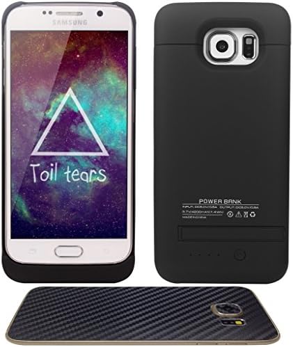 S6 Battery Case,Sykiila Galaxy S6 Battery Case 4200 mAh Charger Case Rechargeable Backup Portable External Power Pack for Samsung Galaxy S6 G9200 with Kickstand Support Short Circuit Protection