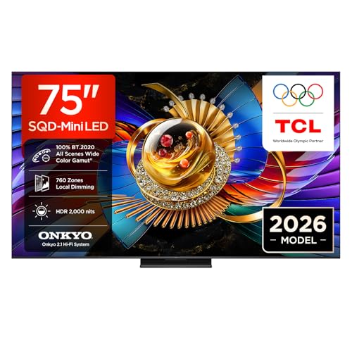 75Q7D Pro 75” SQD-Mini LED TV, 4K HDR 2000 nits, 760 Zones de Gradation, Google TV, Dolby Vision IQ & Atmos, 2.1 Onkyo, 144Hz, Apple AirPlay 2 & Alexa
