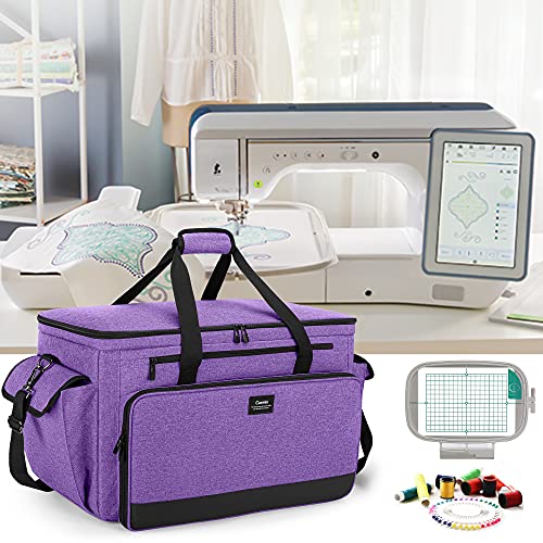 CURMIO Sewing And Embroidery Machine Carrying Case, Universal Tote Bag