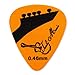 Tanbi Music Premium Celluloid Guitar Picks, P212 – 25 Extra Thin (0.46mm) Pack