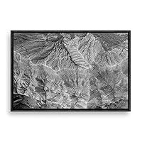 Framed Canvas Wall Art Rock and Corridor Canvas Prints Home Artwork Decoration for Living Room,Bedroom - 16x24 inches