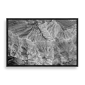Framed Canvas Wall Art Rock and Corridor Canvas Prints Home Artwork Decoration for Living Room,Bedroom - 16x24 inches