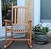 Oliver and Smith - Nashville Collection - Wooden Oak Patio Porch Rocker- Rocking Chair - Made in USA - 24.5