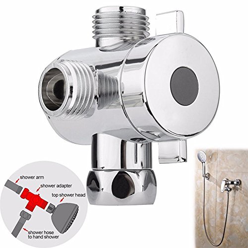 MVPSALE T - Way Adapter Socket,1/2 Inch Three Way T-Adapter Valve for Toilet Bidet Shower Head Diverter Valve