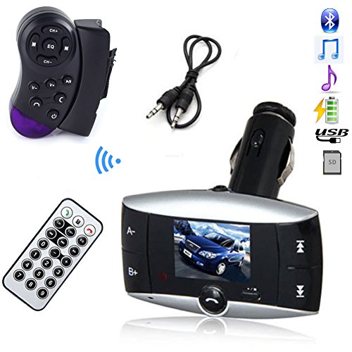 Kit de coche LCD MP3 Bluetooth USB reproductor de mando a distancia inalámbrico