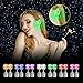 esonstyle 10 Pairs Bright Stylish Fashion LED Earrings for Men, Glowing Light Up Earrings Diamond Crown Ear Drop Pendant Stud Stainless Multicolor (10 pair)