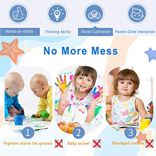 image for LightStone Aquadoodle Mat, Zero Mess Painting Toy with 25 PCS Drawing 