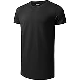 LETAOTAO Mens Tall T Shirts Tie Dye Shirts for Men Extra Long Tshirts Longline Hipster Print Tee for Tall Men