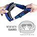 OutdoorMaster Ski Goggles PRO - Frameless, Interchangeable Lens 100% UV400 Protection Snow Goggles for Men & Women (Blue Frame VLT 15% Grey Lens with Full REVO Blue and Free Protective Case)