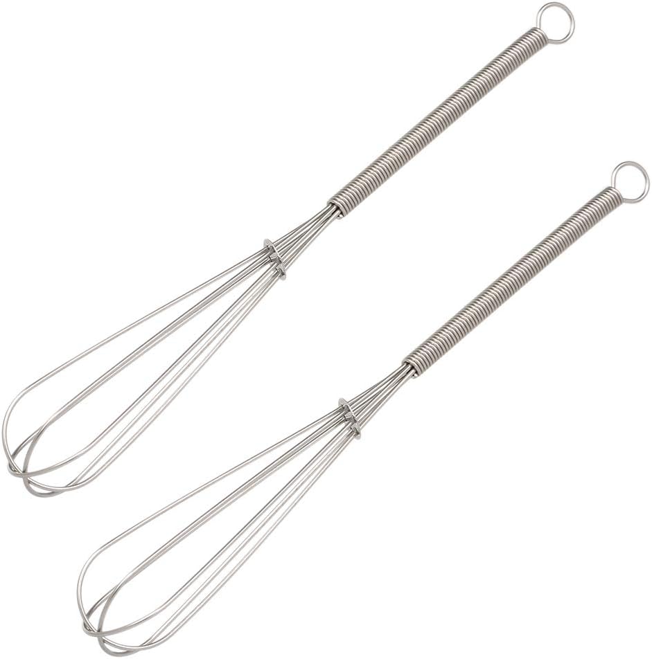 Stirrer Hair Color Dye Whisk,2PACK Hair Coloring Stirrer Stainless Steel Cream Mixer Salon Barber Hairdressing Hair Color Dye Mixing Tools Paint Kitchen DIY Accessories: Kitchen & Dining