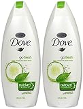 Dove go fresh Body Wash, Cool Moisture 24 oz, Twin Pack