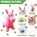 Premium Inflatable Horse Hopper – Best Animal Bouncer Ride-On Toy for Kids, Boys, Girls and Children 2, 3, 4, 5. Play Hopping Toys. Free Foot Pump + Gift Box