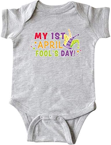 inktastic My 1st April Fools Day with Jester Hat Toddler Creeper