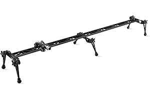PROAIM 4ft Portable Line Camera Slider | Professional Track Dolly Rail Slider for DSLR Video Camcorder | Tripod Compatible + 