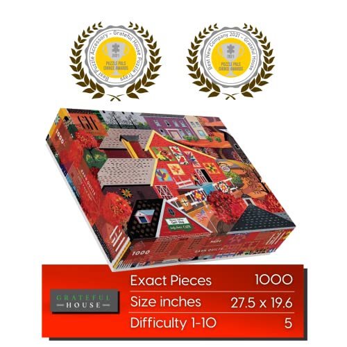 Grateful House Puzzles for Adults 1000 Piece. Special Edition Barn