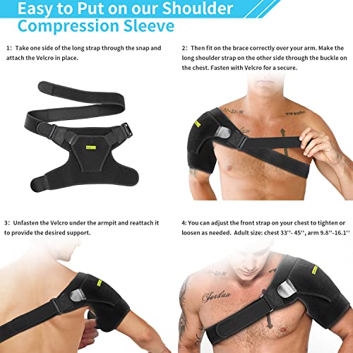 Babo Care Shoulder Stability Brace with Pressure Pad Light and Breathable Neoprene Shoulder