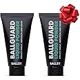 Ballsy Groin Deodorant for Men, Ballguard, Anti-Chafing, Anti-Itch Groin Cream, Quick Drying Liquid Powder, Protects from Sweat, Odor, and Irritation 3.4 oz (2 Pack)