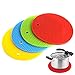 Silicone Pot Holder, Uniwit 4 PCS Trivet Mat, Hot Pads,Heat Resistant Coasters, Tableware Insulation Pad Potholders