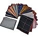Men's Pocket Square Set Hankerchiefs Wedding Party Pack of 9