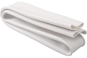PVC Flexible Under Door Draft Stopper Strip, Blocking Wind, Water, Noise, Perfect Fit (white)