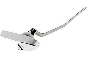 TOILTOBLE Universal Side Mount Toilet Handle Fit for Kohler 87115-CP, Left Toilet Flusher Replacement Kit Compatible with Kohler/TOTO Toilet Tank, Polish Chrome, 1-Pack
