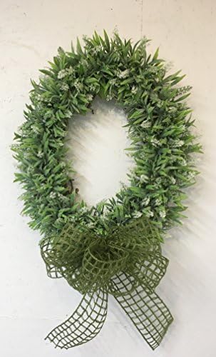 Lavender Grapevine Wreath (Cream 18")