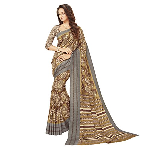 Womens Cotton Saree With Unstitched Blouse Piece (glamora5915_Multicolored)