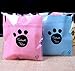 ONOR-Tech 100 PCS Lovely Cute OPP Self Adhesive Cookie Bakery Candy Biscuit Treat Gift Diy Plastic Bag (Blue Bear)