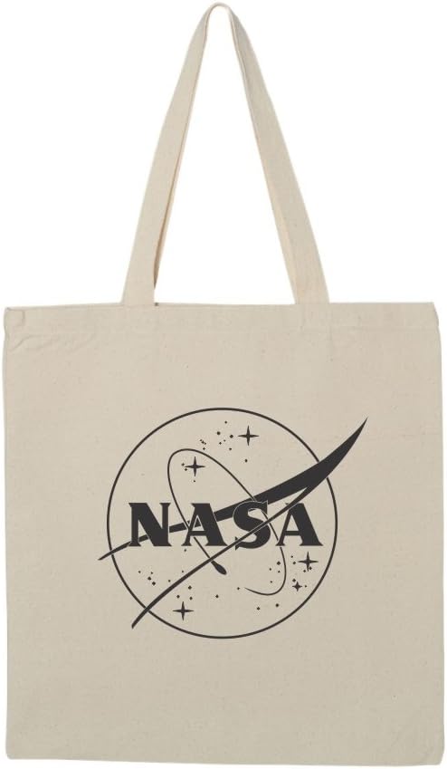 NASA Vintage Style Cotton Tote Bag
