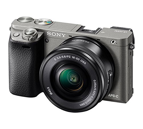 Sony-Alpha-a6000-Camera-w-16-50mm-Lens-Two-64GB-SD-Card-Bundle-Graphite