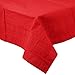 Perfectware Table Covers Red-3 Disposable Table Covers Red 2-Ply Tissue and 1-Ply Poly, 0.1