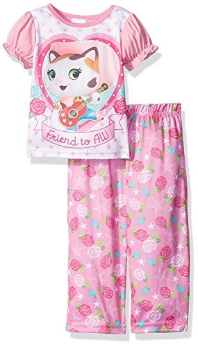 Disney Toddler Girls' Sheriff Callie 2pc Pajama Pant Set, Pink, 2T