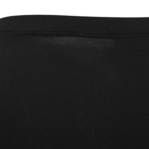 YOUMU Women Elastic Bandage Bodycon Mini Skirt Micro Mini Booty Erotic Low Waist Clubwear Nightclub Sexy Wear (L, Black)