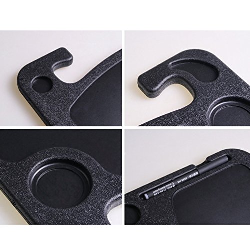 RuYa Car Steering Wheel Tray Laptop Work Desk Food Desk Table Black