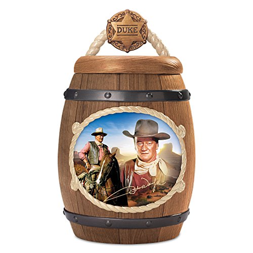 John Wayne One Tough Cookie Cookie Jar with FREE Recipe and Cookie Cutter by The Bradford Exchange