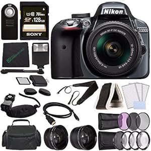 Amazon.com : Nikon D3300 DSLR Camera with 18-55mm Lens