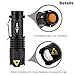 Mikafen 5 Pack Mini Cree Q5 LED Flashlight Torch 7w 300lm Adjustable Focus Zoomable Light