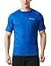 TM-MTS03-SBL_Large Tesla Men's HyperDri Short Sleeve T-Shirt Athletic Cool Running Top MTS03