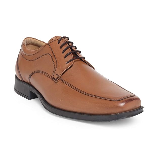 Buy NOBLE CURVE Leather Derby Shoes with Square Toe at