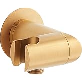 Signature Hardware 478495 Swivel Water Supply Elbow and Bracket for Hand Shower - Brushed Gold