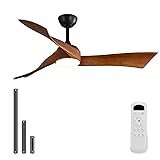 Sofucor 52 Inch Ceiling Fan with Light and
