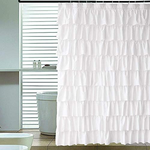Lush Decor Tenda da Doccia con Volant | Motivo Floreale Vintage